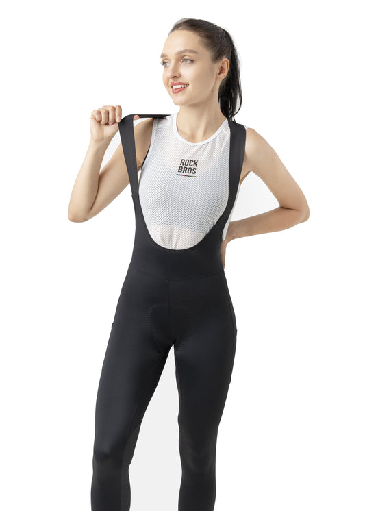 【ROAD TO SKY】ROCKBROS Cycling Bib Trousers Summer Breathable Dry Fit Overalls Road Bike Riding Pants for Women