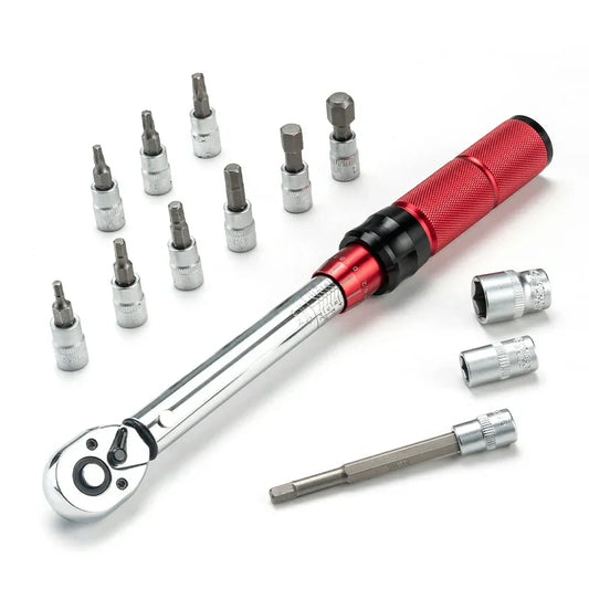 ROCKBROS 1/4 Torque 2â€?4Nm Micrometer Click Torque Wrench, 72-Tooth Gear Professional Precision ±3%High Accuracy