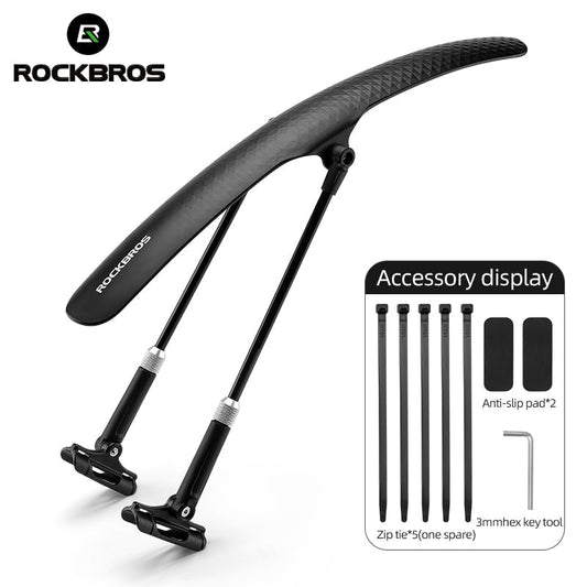 ROCKBROS Quick Release Adjustable Bike Fender for Front or Rear