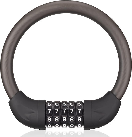 ROCKBROS Bike Lock 5 Digit Combination Bike Cable Lock Lightweight & Small Mountain Bike Lock