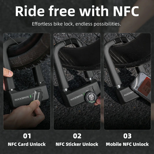 ROCKBROS NFC Smart Bike U Lock