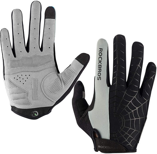 ROCKBROS Full Finger Cycling Gloves Touchscreen Gloves Full Finger Sports Gloves Running Gloves