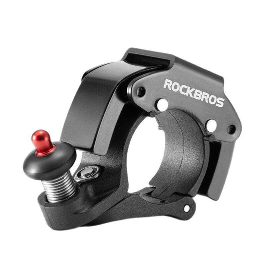 ROCKBROS Bike Mini Hidden Bell Loud Sound Aluminum Alloy Warning 100db Bell of Bicycle Handle Portable Cycling Equipment Fit MTB Road Folding Bike