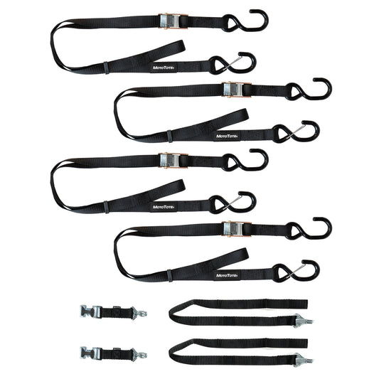 Dual E-Bike Tie Down Bundle