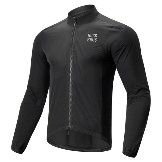 Cycling Windbreaker Jacket Foldable Long-Seeved