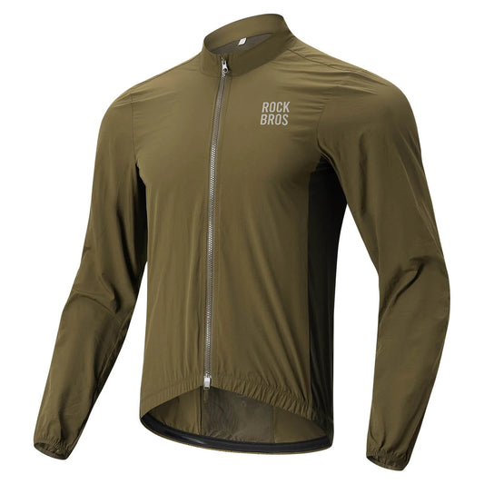 Cycling Windbreaker Jacket Foldable Long-Seeved