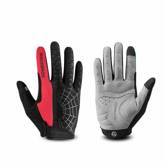 ROCKBROS Full Finger Cycling Gloves Touchscreen Gloves Full Finger Sports Gloves Running Gloves