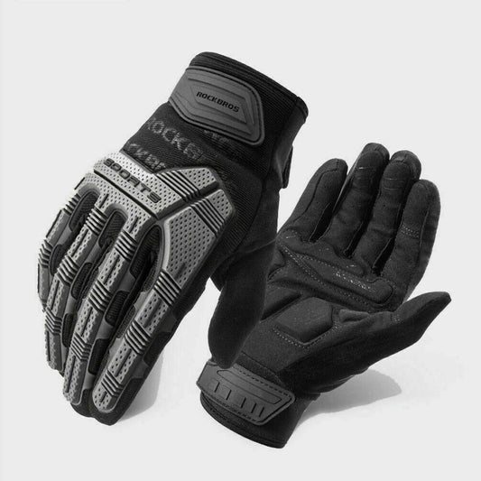 ROCKBROS Winter Riding Cold Warm Motorcycle Gloves Bicycle Gloves Touchscreen-S210