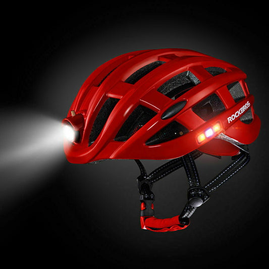 ROCKBROS MTB Road Bike Helmet Light Helmet Outdoor Night Cycling Ultralight EPS