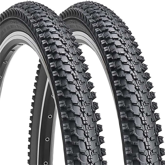 CrossBand - 24"×1.95” / 26"×1.95" - Bicycle Tires - SHP - HY8008_24195BLK*2 eBike Super Shop