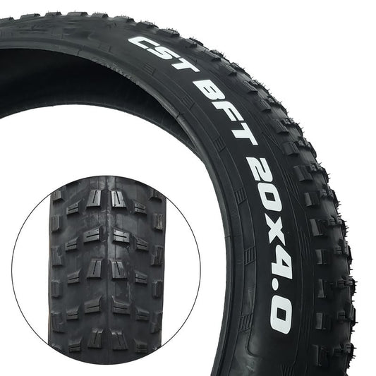 CST BFT C1752 - 20"×4" / 26"×4" - Bicycle Tires - SHP - C1752_204_BLK eBike Super Shop