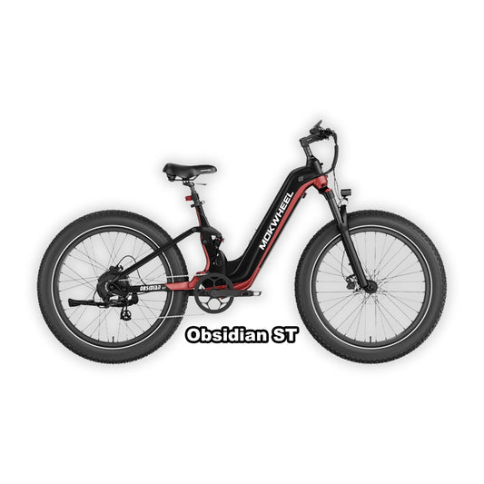 eBike Mokwheel Obsidian ST - Black & Red