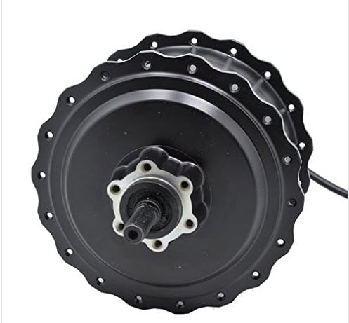 Close-up view of the Coastal Cruiser 52v 750w Bafang eBike motor core, showing detailed components and wiring.