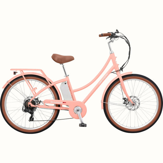 eBike Retrospec Beaumont Rev 3 Product Image Blush 1