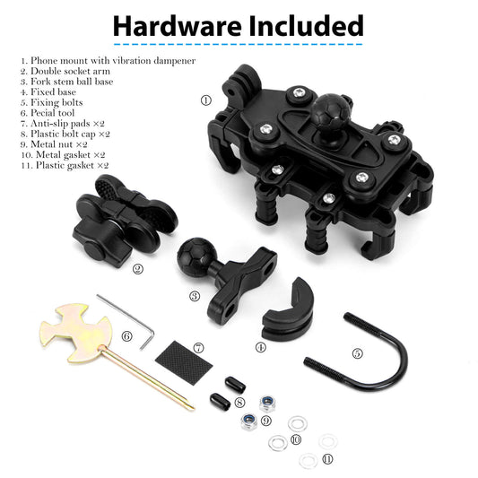 EMERK Phone Mount Holder for Motor and Bike