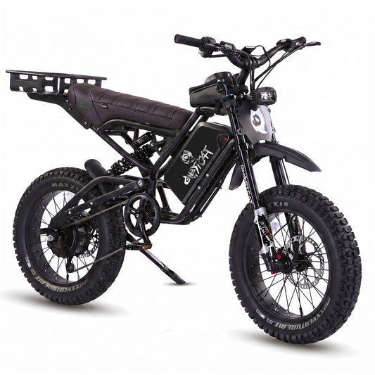 GhostCat F4X Hunter's Edition Full Bundle Blackout with Grunge battery decal and rear rack