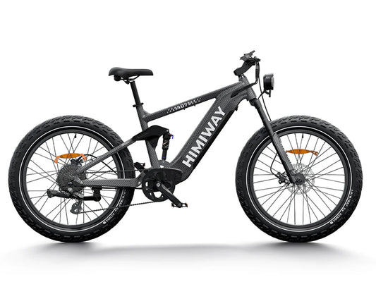 HIMIWAY Cobra 1000 w Step Over Ebike 26x4.5 Fat Electric Fat Tire Mountain eBike - Mountain eBike - HIMIW|MOUNT|0177 eBike Super Shop