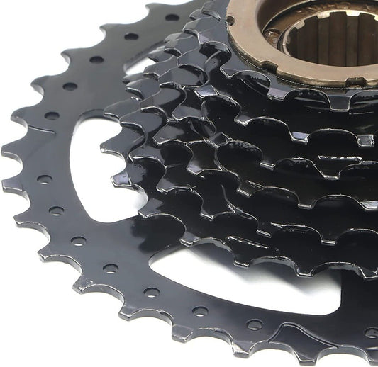 Hycline 7Speed 14 - 34T Bike Freewheel Black - Bicycle Cassettes & Freewheels - SHP - KFW - 772 - C - BLK eBike Super Shop