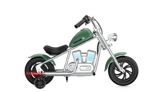 HYPER GOGO Challenger 12 Plus (W APP) + Training Wheels - Kids - HYPER|Chall|Dark eBike Super Shop