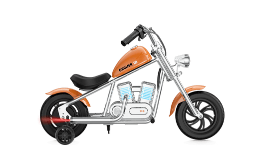 HYPER GOGO Challenger 12 Plus (W APP) + Training Wheels - Kids - HYPER|Chall|Orang eBike Super Shop