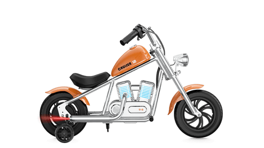 HYPER GOGO Challenger 12 Plus (W APP) + Training Wheels - Kids - HYPER|Chall|Orang eBike Super Shop