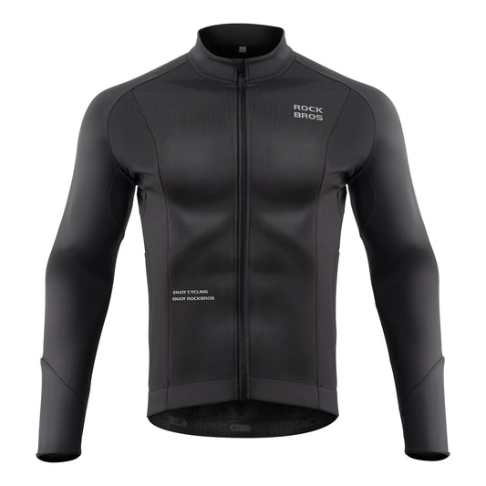 ROCKBROS Men¡¯s Winter Cycling Jacket Thermal Windproof Softshell for Road MTB