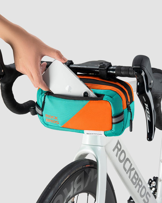ROCKBROS Urban Rider Series Bike Handlebar Bag Large Capacity Shoulder Strap