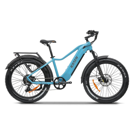 KASEN Ranger 2.0 750 w Step Over Ebike 26x4 Fat Fat Tire Electric Beach Cruiser eBike - Fat Tire eBike - KASEN|FATT|BLUE15AH|0182 eBike Super Shop