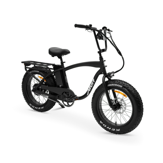 MURF Electric Urban eBike Higgs - 52v 750 w Fat Tire Electric Beach Cruiser eBike - Fat Tire Cruiser eBike - MURF| Higgs BLACK|2289 eBike Super Shop
