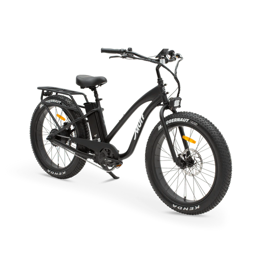 MURF Fat Tire Electric Beach Cruiser eBike Alpha ST - 52v 750 w Electric Beach Cruiser eBike - Fat Tire Cruiser eBike - MURF|BLACK|2293 eBike Super Shop