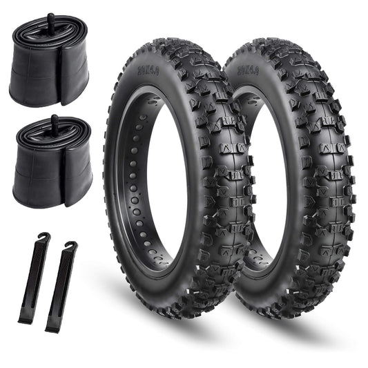 Rock Conqueror - 20“ × 4” - SHP - EbFT9006_204BLK*2 + TB204pair eBike Super Shop