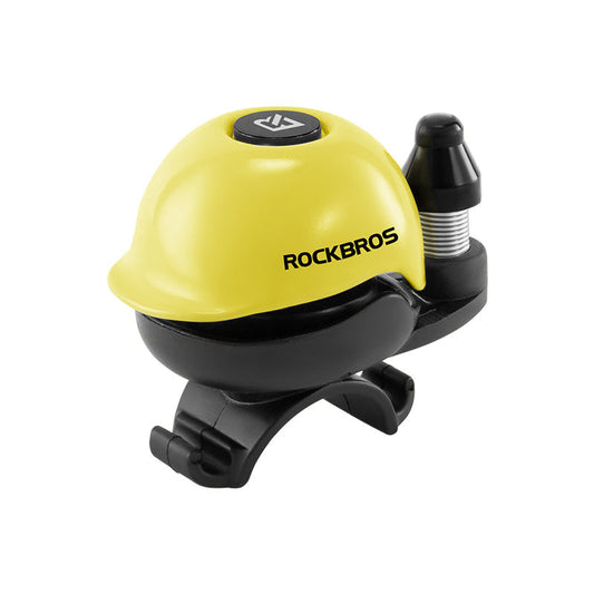 ROCKBROS 80DB Bike Bell Aluminum Alloy Helmet-Shaped Fits 22-34mm Handlebars