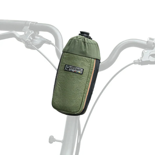 Sustainable Eco-Friendly Recycled Tire Bike Water Bottle Bags 0.8L ROAD TO SKY