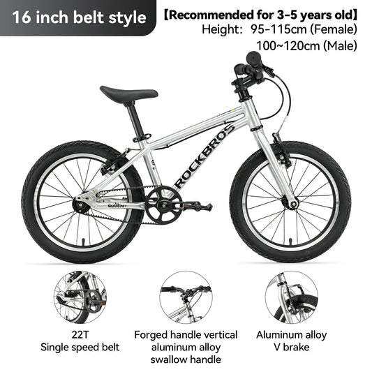 Darwin II Kids Belt-Drive Bike 16"/20"