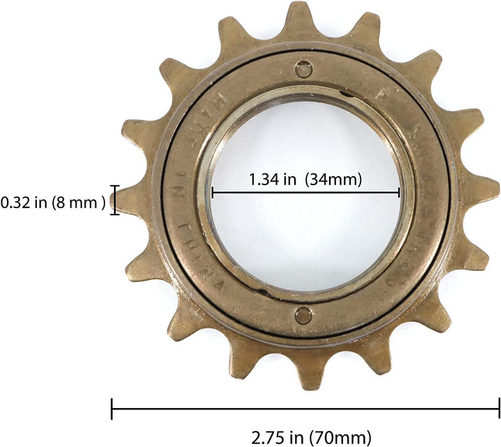 16T Single Speed Bike Freewheel - Bicycle Cassettes & Freewheels - sku - 43342395703521 eBike Super Shop
