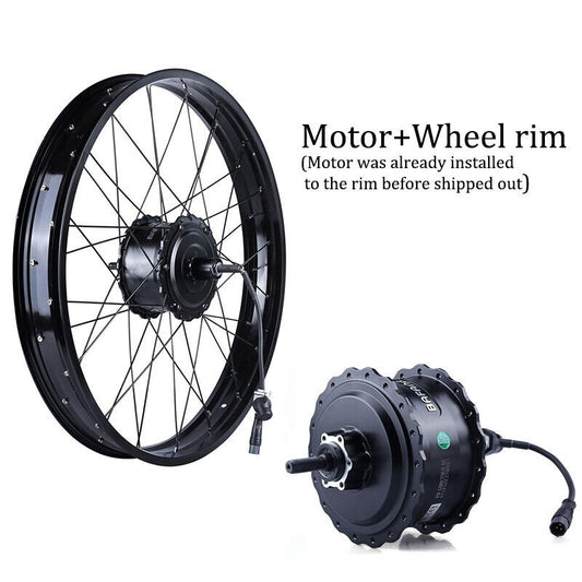 26x4 Rear Wheel Assembly - 52V 750W Bafang motor - Parts - 210000001234 eBike Super Shop