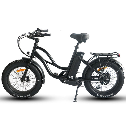 Step Thru Mini 20x4 - 52v Beach Cruiser Electric Bike - 40% OFF