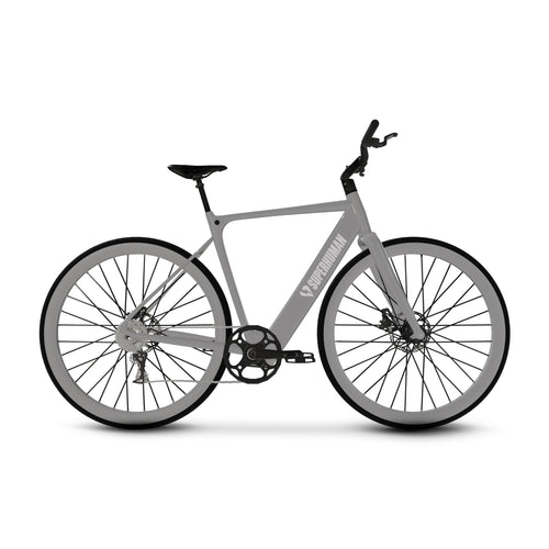 SUPERHUMAN Photon 18" 350 w Step Over Ebike  Urban Electric Road eBike Liquid Titanium