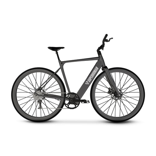 SUPERHUMAN Photon 18" 350 w Step Over Ebike  Urban Electric Road eBike Abyss Black (Non-Glowing)