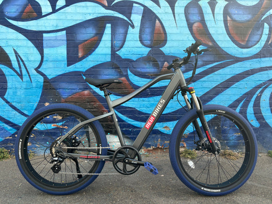 Custom Blue Midnight 750 w Electric Urban eBike  26x2.1 Urban tire electric bike