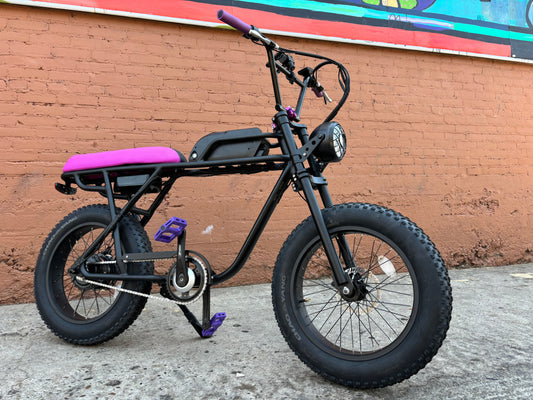 Custom Ultraviolet X 750 w Electric e-Moto Style eBike 20x4 Fat tire electric bike