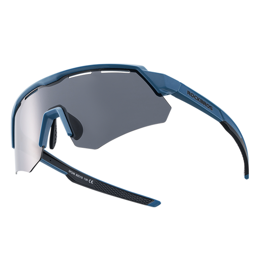 ROCKBROS Cycling Polarized Sunglasses 4 Lenses Replaceable Shades for Men Women Night Vision Lightweight Eyeglasses with Myopia Frame Bike Parts and Accessories