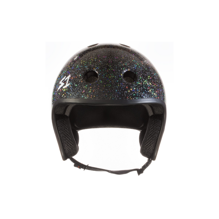S1 Retro Lifer Helmet - Gold Gloss Glitter BMX Helmet