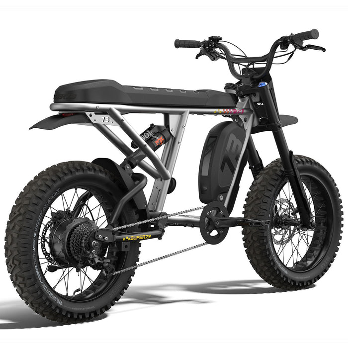 SUPER73 R Adventure Series Limited Edition
THE RUGGED RUNNER 750 w Moto Ebike 20x4.5 Road Electric Road eBike - Assembled in store