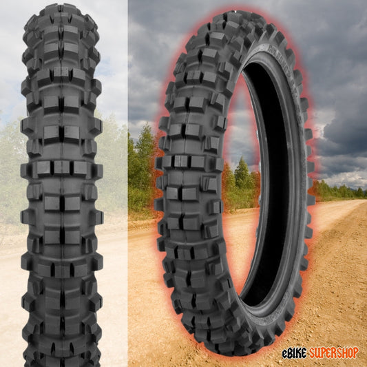 Shinko 525 "Cheater" 87-4383S  90/100-16 EMOTO Dirt Bike Tire