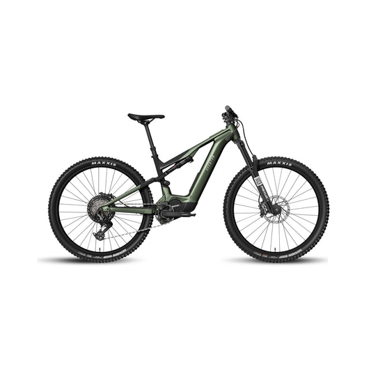 Aventon Current ADV electric bike in camouflage color, side view, displayed on a white background.