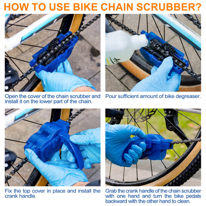 Bike Chain Cleaning Kit - Bicycle Chains - SHP - A_BCTK_01 eBike Super Shop