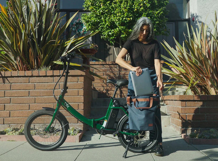 BLIX Vika X Electric Folding eBike - Folding Step Thru 500 w Compact eBike - Folding Ebike - BLIX|GRAY|2875 eBike Super Shop