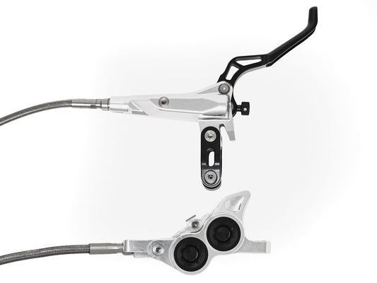 Silver Stomp Ebox Megalith Performance Brake Kit, complete brake set displayed on a white background