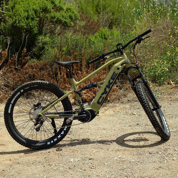 CYKE Electric Mountain eBike Falcon A - 48v 750 w eMTB Trail Bike - Mountain eBike - CYKE|BLUE|2604 eBike Super Shop